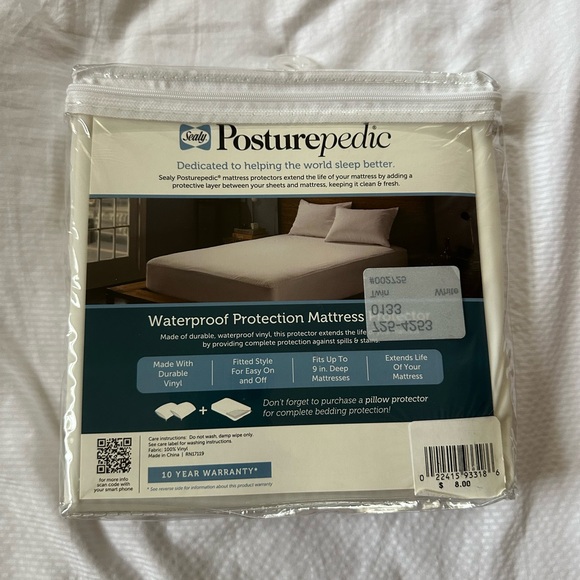 Sealy Posturepedic Waterproof Mattress Protector - Picture 2 of 2
